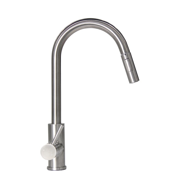 Lippert Components 719333 Stainless Steel Bullet Pulldown Faucet (Retail Box)