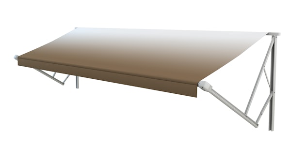 Lippert Components V000334934 Solera® XL Power Awning Roller Assembly (13', Sand Fade/White Closed)