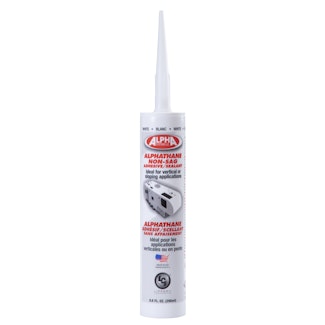 Lippert Components 862162 5160 Alphathane 100% Solids Non-Sag, White - 9.8 Oz. Tube