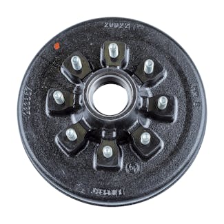 Lippert Components 814213 12 Brake Hub 8-6.5; 9/16 stud; 7000# with Bearing Cone Kit