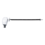 Lippert Components 272397 Manual Pull Style Awning Idler Head Assembly, White