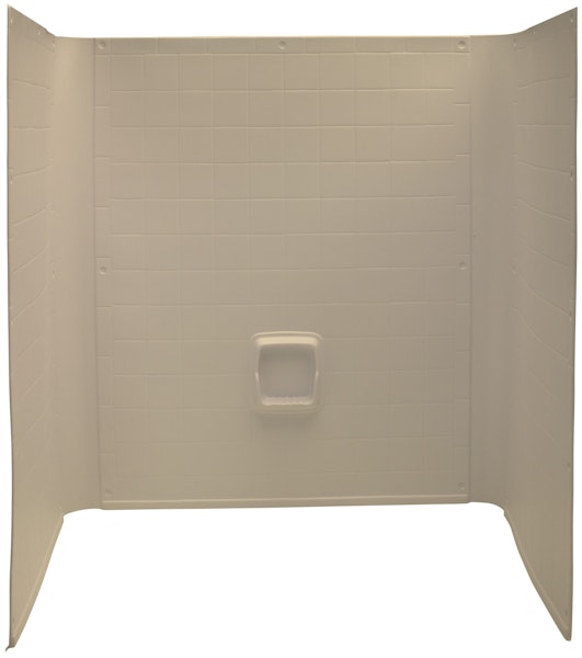 Lippert Components 209025 27 x 54 x 58 Standard Bath Tub Wall Surround; 1-Piece Design; Tile Finish