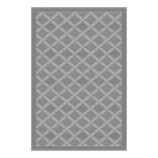Lippert Components 2021028006 All Weather Patio Mat - 6' x 9' (Grey)