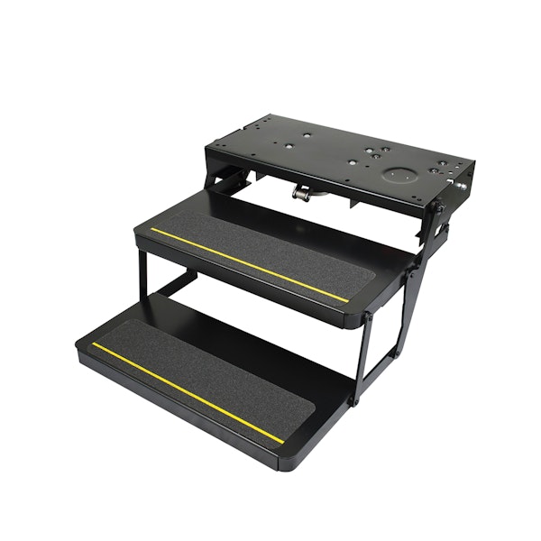 Lippert Components 3722615 32 Series Double Step Assembly with Logic Control Unit and No Switch Kit