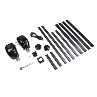 Lippert Components 329251 Manual Pull Style To Power Awning Conversion Kit, Black