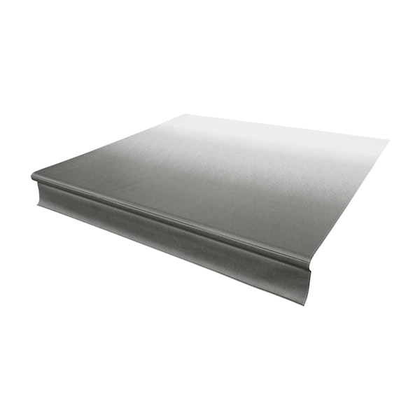 Lippert Components V000334445 Solera® Vinyl Fabric for Patio Awning (21', White Fade/Black Closed)
