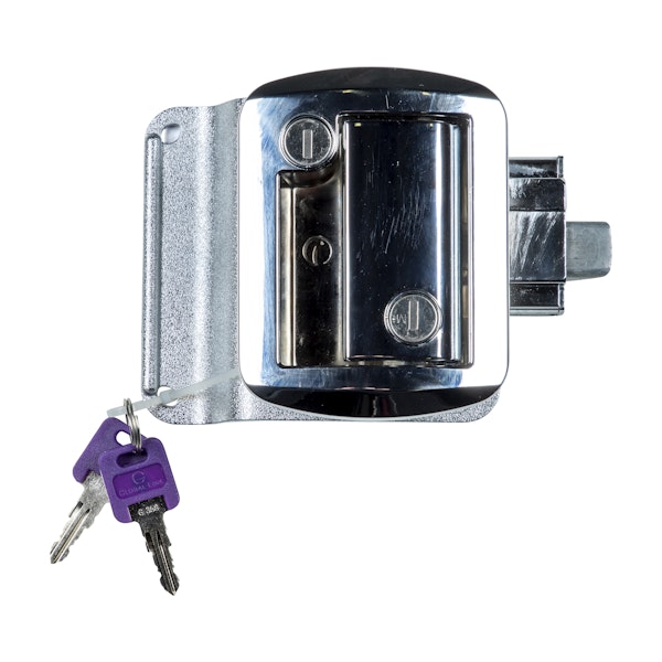 Lippert Components 346692 Entry Door Latch Kit (Chrome)