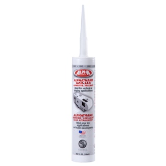 Lippert Components 862164 5160 Alphathane 100% Solids Non-Sag, Gray - 9.8 Oz. Tube