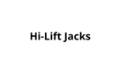 Hi-Lift Jacks