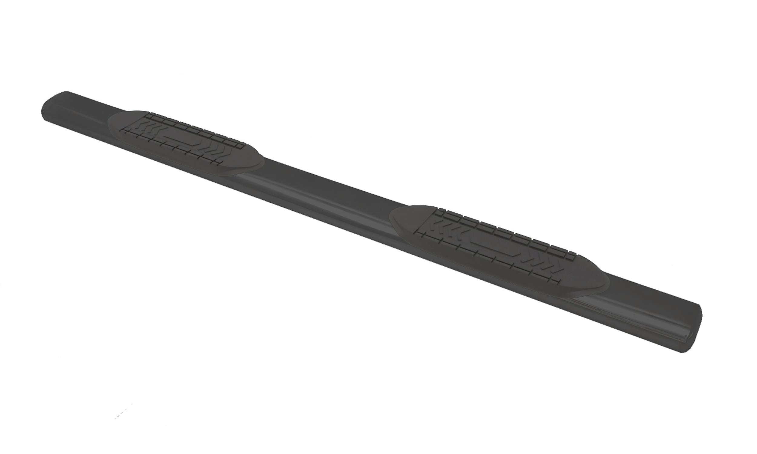 LUND 22268068 6Inch-Oval Straight Nerf Bars; Composite; Black