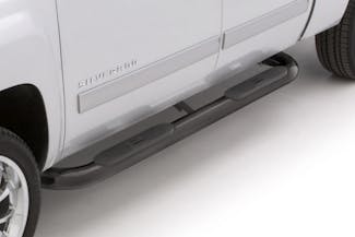 LUND 23476453 4 Inch Oval Curved Nerf Bar - Black