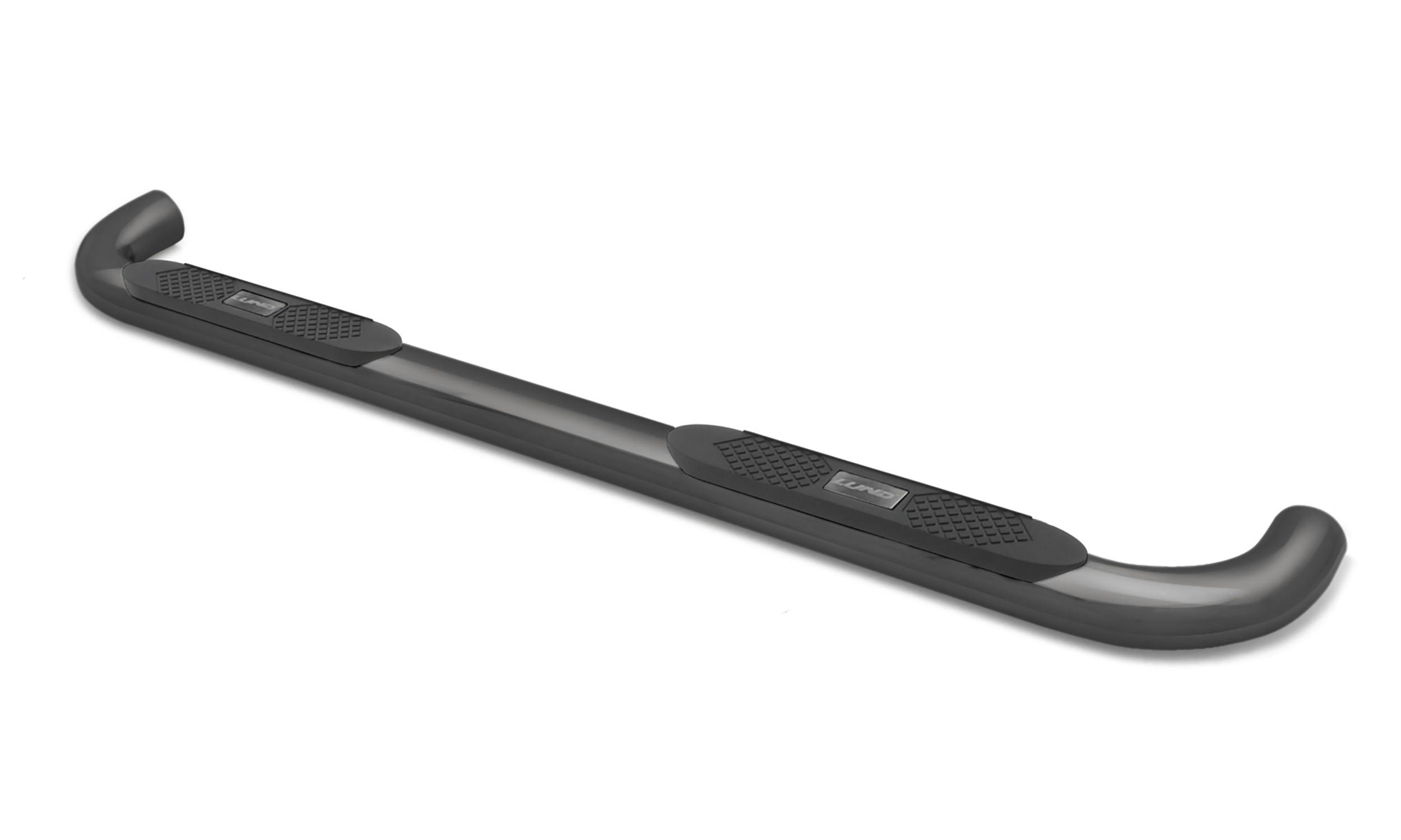 LUND 23485963 4 Inch Oval Curved Nerf Bar - Black