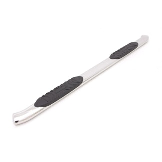 LUND 23789010 5 Inch Oval Curved Nerf Bar - Polished Stainless