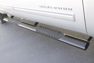 LUND 23986004 5 Inch Oval Straight Nerf Bar - Polished Stainless