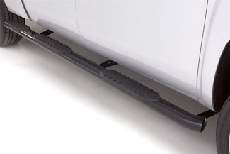 LUND 260115033 5 Inch Oval Wheel-To-Wheel Nerf Bar - Black