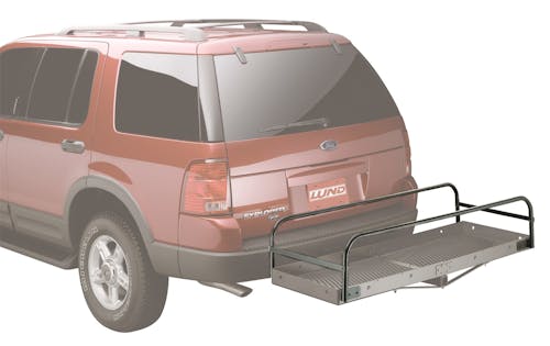 LUND 601008 Receiver Hitch Mounted Cargo Carrier Rail