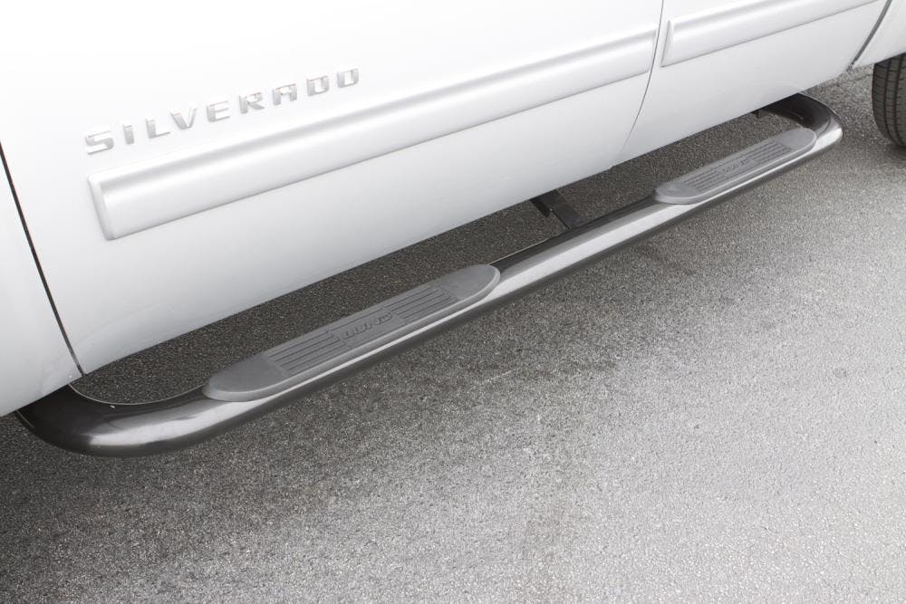 LUND 23266412 4 Inch Oval Curved Nerf Bar - Polished Stainless