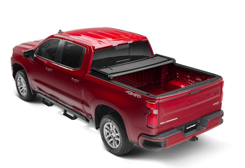 Lund 958292 Genesis Elite Tri-Fold Tonneau Cover - 2019 Silverado/Sierra 1500 5.5'