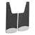 LUVERNE 250230 Front or Rear 12" x 20" Textured Rubber Mud Guards, Select Dodge Ram (2 Flaps)