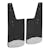 LUVERNE 250931 Rear 12" x 20" Rubber Mud Guards, Select Dodge, Ram 1500, 2500 (2 Flaps)