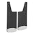 LUVERNE 250932 Front 12" x 23" Rubber Mud Guards, Select Dodge, Ram 1500 to 5500 (2 Flaps)