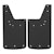 LUVERNE 250933 Rear 12" x 23" Rubber Mud Guards, Select Dodge, Ram 1500, 2500, 3500 (2 Flaps)