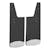 LUVERNE 250933 Rear 12" x 23" Rubber Mud Guards, Select Dodge, Ram 1500, 2500, 3500 (2 Flaps)
