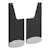 LUVERNE 251444 Front 12" x 23" Rubber Mud Guards, Select Chevrolet Silverado 1500 (2 Flaps)