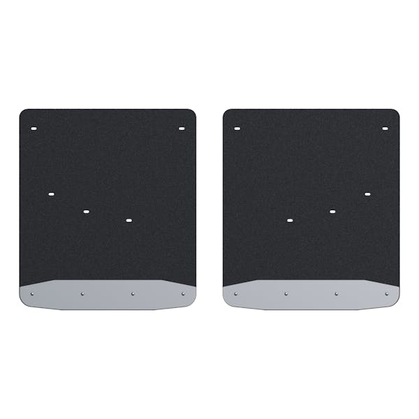 LUVERNE 251452 Rear Dually 20" x 23" Rubber Mud Guards, Select Silverado, Sierra HD (2 Flaps)