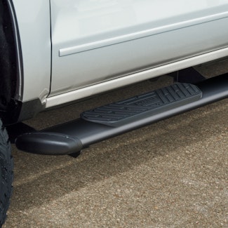 LUVERNE 277078-401734 Regal 7 Black Stainless 78" Oval Side Steps, Select Ford F250, F350, F450, F550