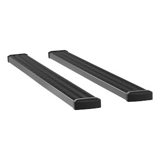 LUVERNE 415088 Grip Step 7" x 88" Black Aluminum Running Boards (No Brackets)
