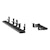 LUVERNE 415100-401477 Grip Step 7" x 36", 100" Black Aluminum Running Boards, Select Ram ProMaster
