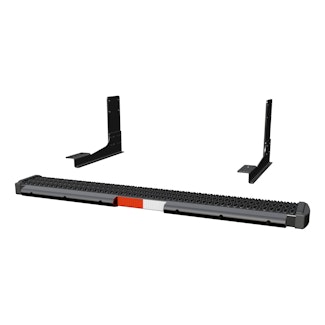 LUVERNE 415254-570749-0 Grip Step 7" x 54" Black Aluminum Rear Step Fleet Kit, Select Sprinter