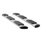 LUVERNE 477108-401530 Regal 7 Polished Stainless 108" Oval W2W Steps, Select Ford F-150 Crew, 6'6" Bed