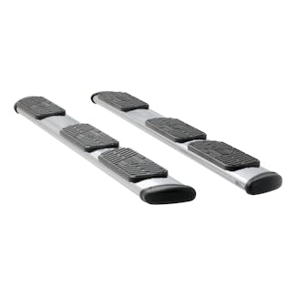 LUVERNE 477113-401530 Regal 7 Polished Stainless 113" Oval W2W Steps, Select Ford F-150 Ext, 8' Bed