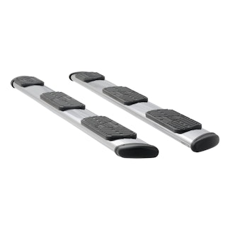LUVERNE 477114-401338 Regal 7 Polished Stainless 114" Oval W2W Steps, Select Ram 3500