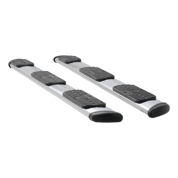 LUVERNE 477114-401338 Regal 7 Polished Stainless 114" Oval W2W Steps, Select Ram 3500