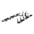 LUVERNE 477114-401449 Regal 7 Polished Stainless 114" Oval W2W Steps, Select Silverado, Sierra HD
