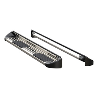 LUVERNE 480744-581444 Polished Stainless Steel Side Entry Steps, Select Silverado, Sierra Crew Cab