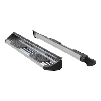 LUVERNE 481037 Polished Stainless Steel Side Entry Steps (No Brackets)