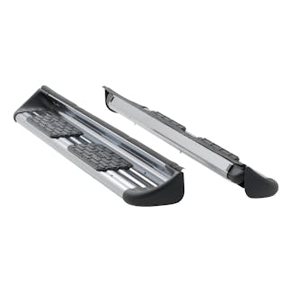 LUVERNE 489922 Polished Stainless Steel Side Entry Steps (No Brackets)
