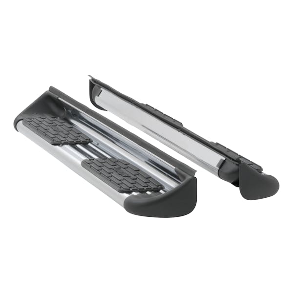 LUVERNE 489923 Polished Stainless Steel Side Entry Steps (No Brackets)