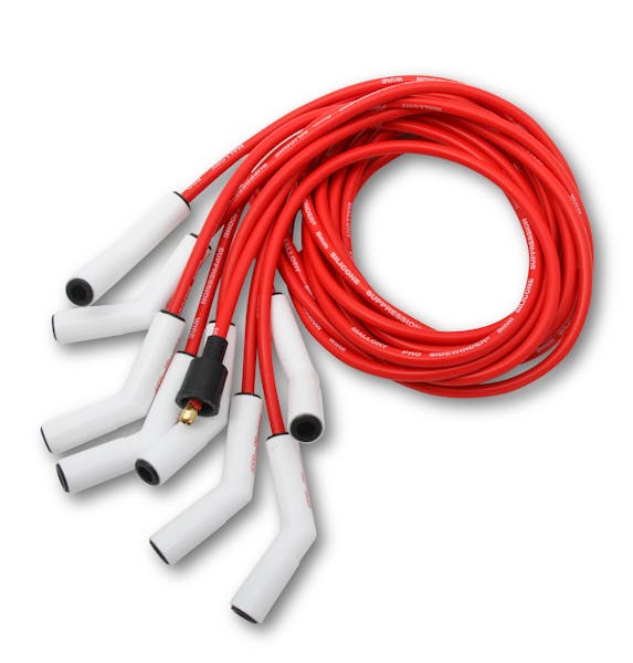 Universal White Ceramic Spark Plug Wire Set - TRANSPARENT YELLOW - Street  Series
