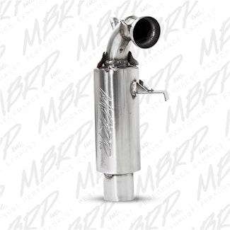 MBRP Exhaust 1260214 Snowmobile Race Muffler