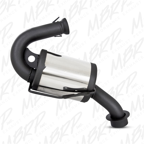 MBRP Exhaust 1825207 Snowmobile Trail Muffler