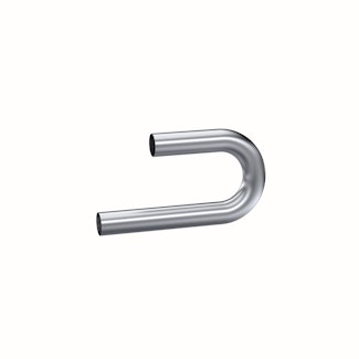 MBRP Exhaust MB2027 3.5in.-180deg. Bend; 12in. legs; AL