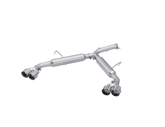 MBRP Exhaust S4711AL 2.5in. Axle-Back. Dual Split Quad Rear Exit. AL.