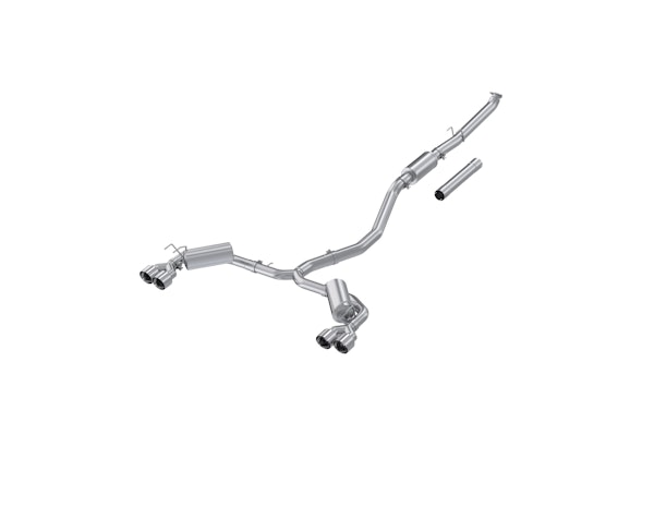 MBRP Exhaust S4906AL MBRP 3 inch Cat-Back, 2.5 inch Dual Split Rear Exhaust, AL with Tips
