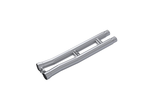 MBRP Exhaust S7283409 MBRP, 2.5-inch H-Pipe, Resonator Bypass, T409.