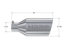 MBRP Exhaust T5128 Tip; 8in. O.D.; Rolled End; 4in. inlet 18in. in length; T304